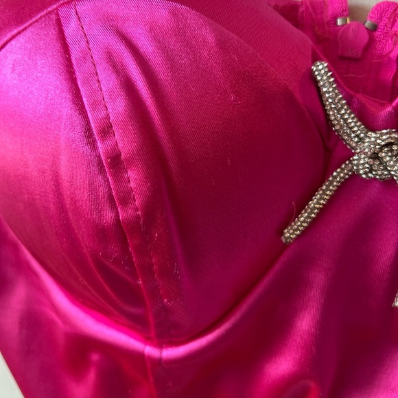 Crystal Sky Bustier Style Cropped Tank Top S NWT - Picture 4 of 8